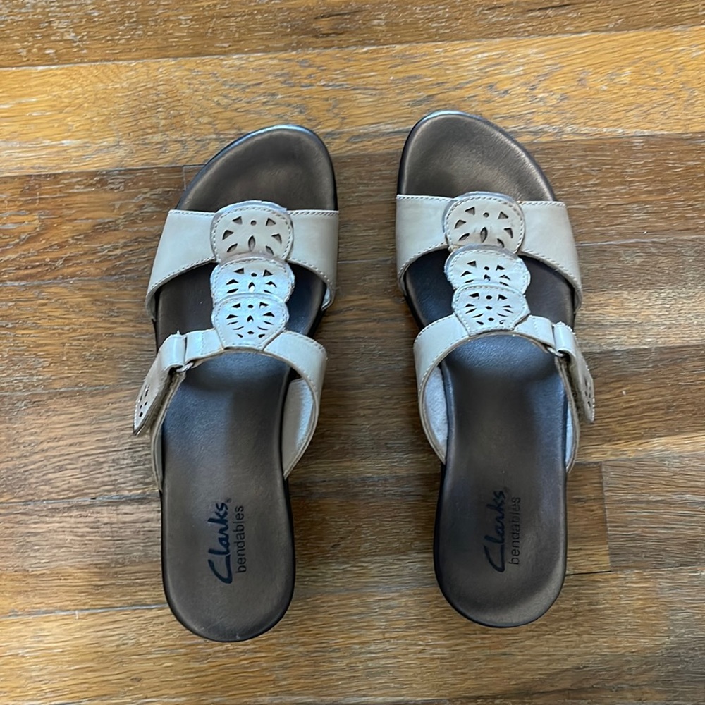 Clarks wedge sandal